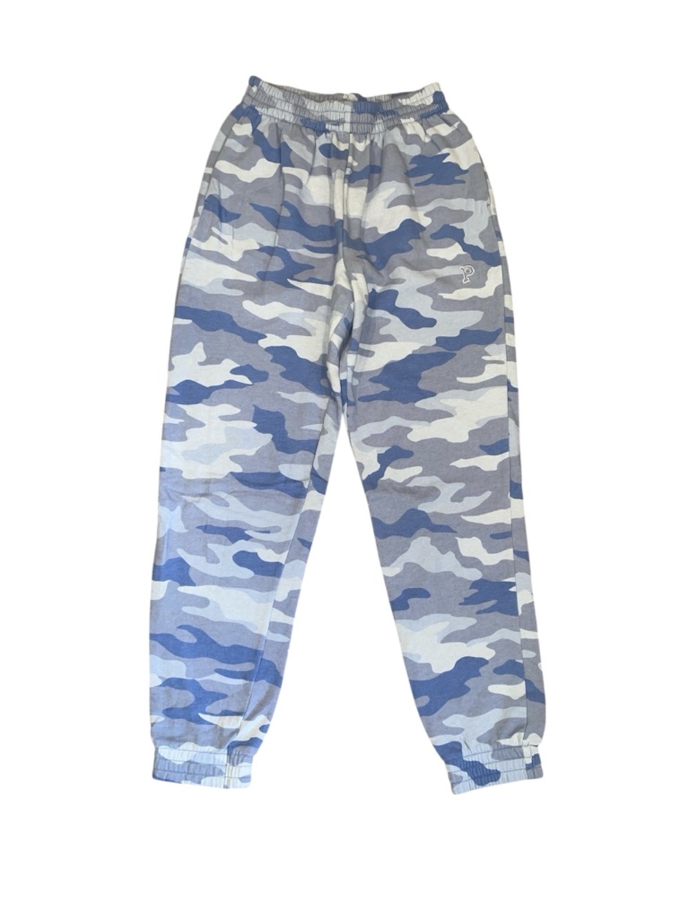 Pink Victoria secret blue camo joggers